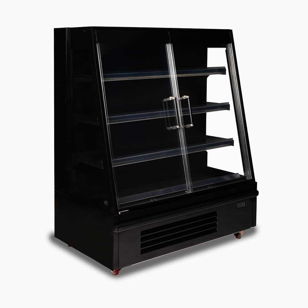 Bromic Semi Vertical Display Fridge - 1250mm - 2 Doors - Hinged 3335640-NR