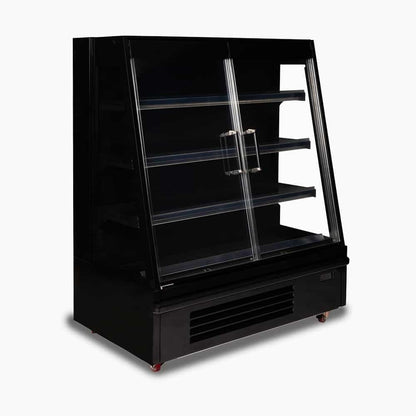 Bromic Semi Vertical Display Fridge - 1250mm - 2 Doors - Hinged 3335640-NR