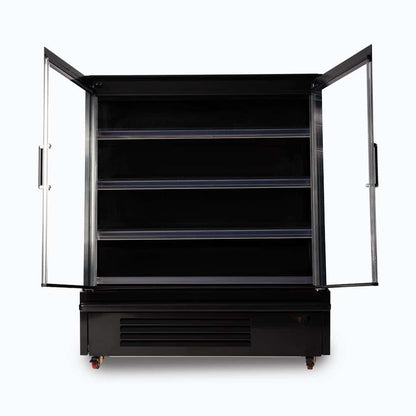 Bromic Semi Vertical Display Fridge - 1250mm - 2 Doors - Hinged 3335640-NR