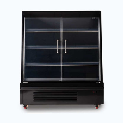 Bromic Semi Vertical Display Fridge - 1250mm - 2 Doors - Hinged 3335640-NR