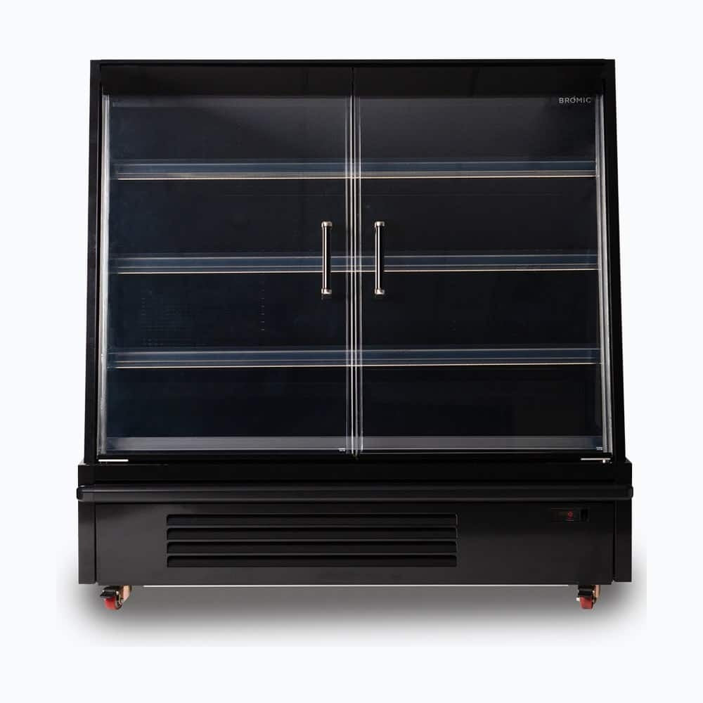 Bromic Semi Vertical Display Fridge - Gondola - 1580mm - 2 Doors - Hinged 3335643-NR