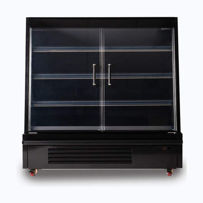 Bromic Semi Vertical Display Fridge - Gondola - 1580mm - 2 Doors - Hinged 3335643-NR