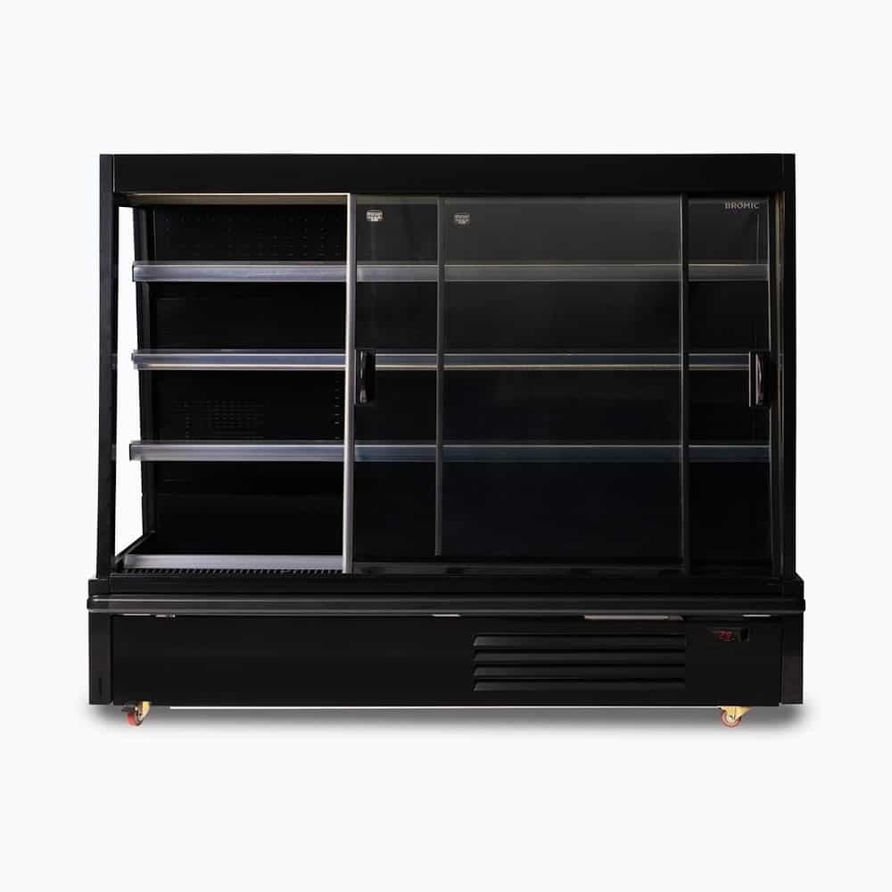 Bromic Semi Vertical Display Fridge - 1875mm - 2 Doors - Sliding 3335646-NR