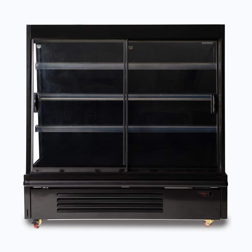 Bromic Semi Vertical Display Fridge - Gondola - 1580mm - 2 Doors - Sliding 3335648-NR
