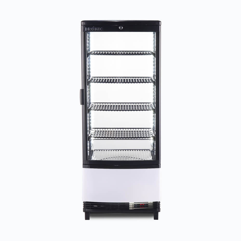 Bromic Countertop Fridge - 98L - 1 Door - Curved Glass 3735192-NR