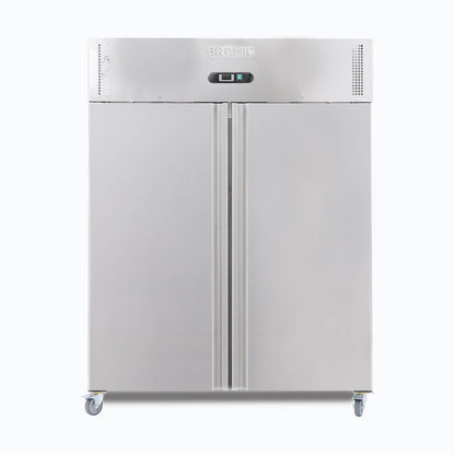 Bromic Upright Fridge - 1300L - 2 Doors - Stainless Steel 3735200-NR-1