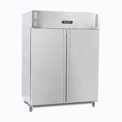 Bromic Upright Fridge - 1300L - 2 Doors - Stainless Steel 3735200-NR-1