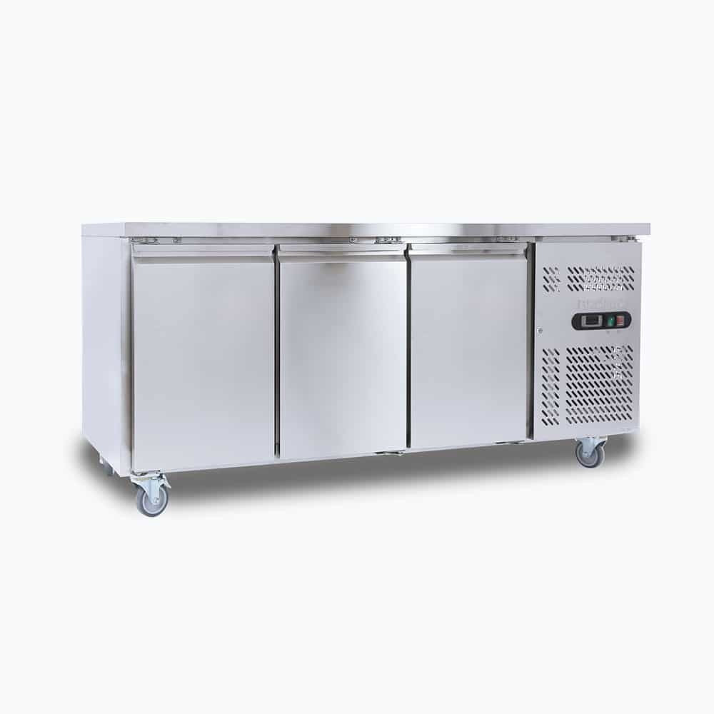 Bromic Under Bench Fridge - 417L - 3 Doors - Stainless Steel 3735206-NR