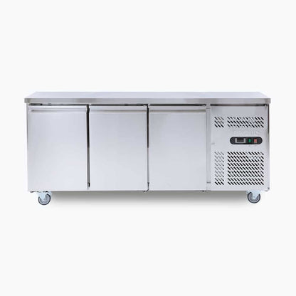 Bromic Under Bench Fridge - 417L - 3 Doors - Stainless Steel 3735206-NR