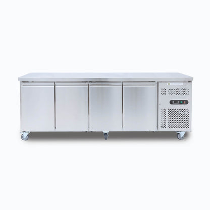 Bromic Under Bench Fridge - 553L -  4 Doors - Stainless Steel 3735209-NR