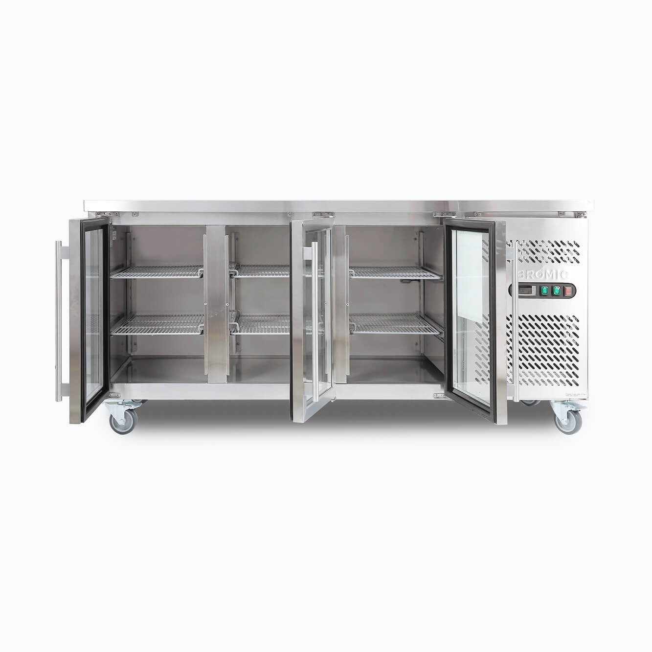 Bromic Under Bench Display Fridge - 417L - 3 Doors - Glass 3735211-NR