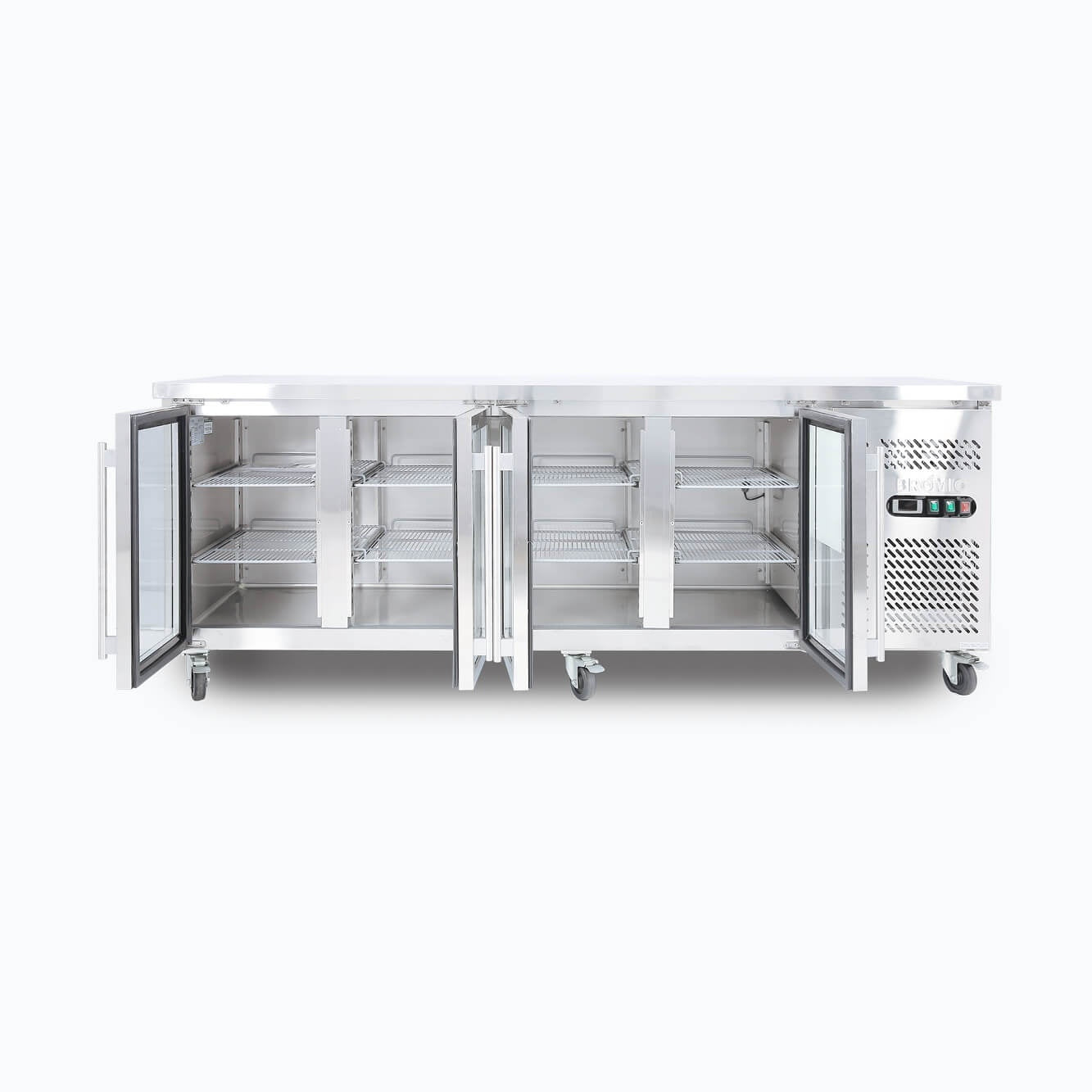 Bromic Under Bench Display Fridge - 553L - 4 Doors - Glass 3735212-NR