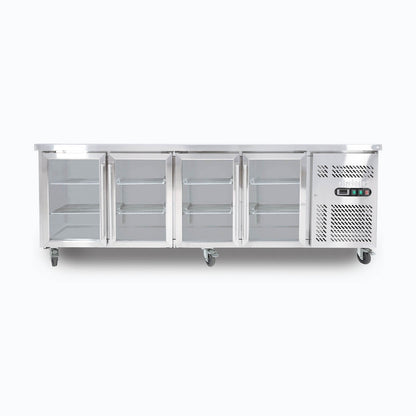 Bromic Under Bench Display Fridge - 553L - 4 Doors - Glass 3735212-NR