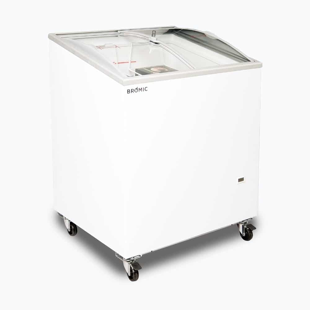 Bromic Display Chest Freezer - 176L - Curved Glass Top 3735301-NR