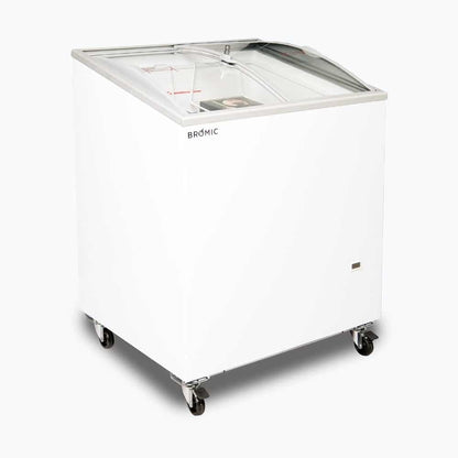 Bromic Display Chest Freezer - 176L - Curved Glass Top 3735301-NR