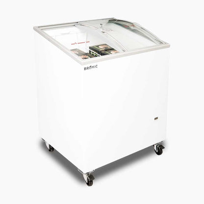 Bromic Display Chest Freezer - 176L - Curved Glass Top 3735301-NR