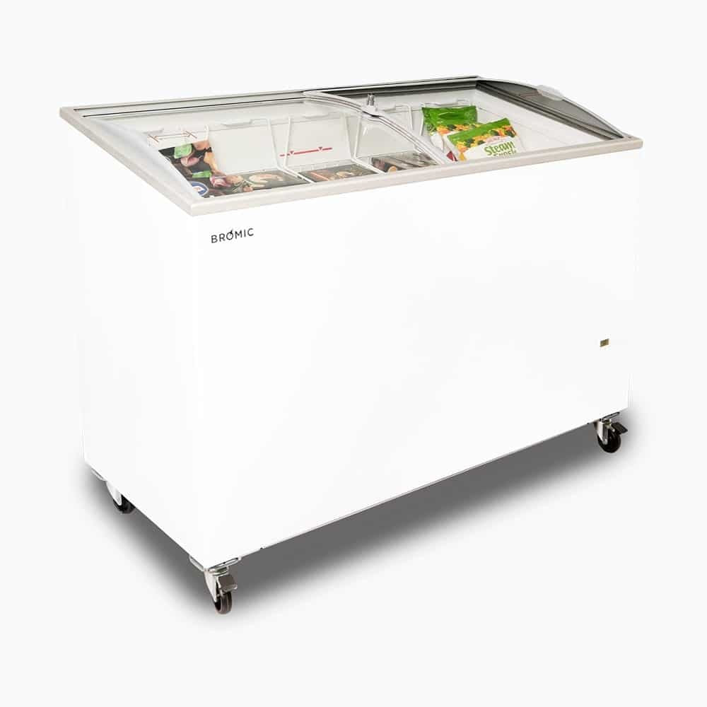 Bromic Display Chest Freezer - 352L - Curved Glass Top 3735303-NR