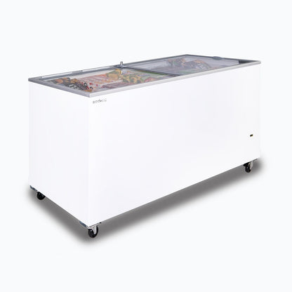 Bromic Display Chest Freezer - 491L - Flat Glass Top 3735304-NR