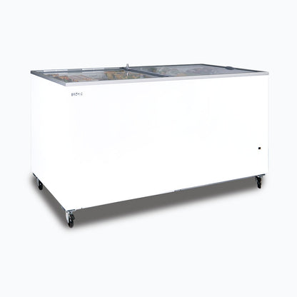 Bromic Display Chest Freezer - 670L - Flat Glass Top 3735305-NR