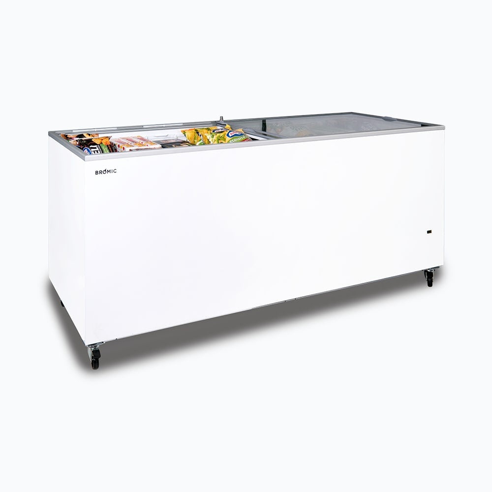 Bromic Display Chest Freezer - 670L - Flat Glass Top 3735305-NR