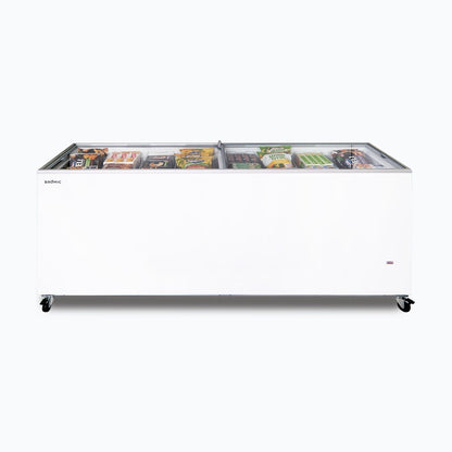 Bromic Display Chest Freezer - 670L - Flat Glass Top 3735305-NR