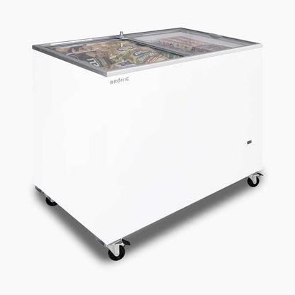 Bromic Display Chest Freezer - 296L - Flat Glass Top 3735309-NR