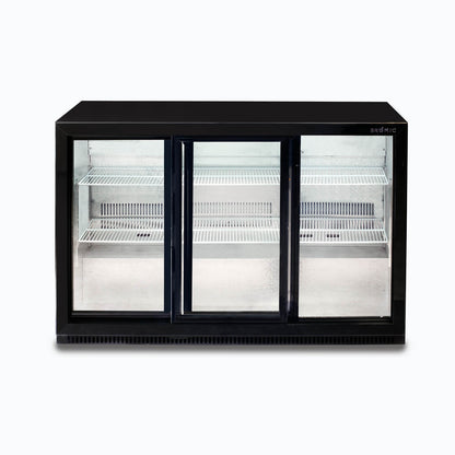 Bromic Back Bar Fridge - 307L - 3 Doors - Sliding 3736074-1