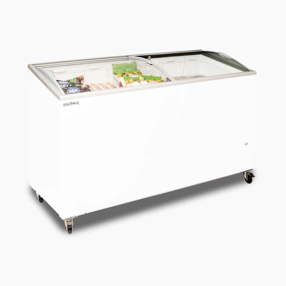 Bromic Display Chest Freezer - 427L - Curved Glass Top 3736203-NR