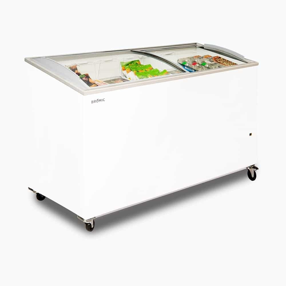 Bromic Display Chest Freezer - 555L -  Curved Glass Top 3736204-NR
