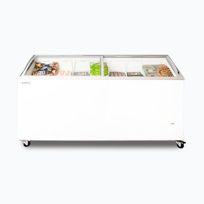 Bromic Display Chest Freezer - 555L -  Curved Glass Top 3736204-NR
