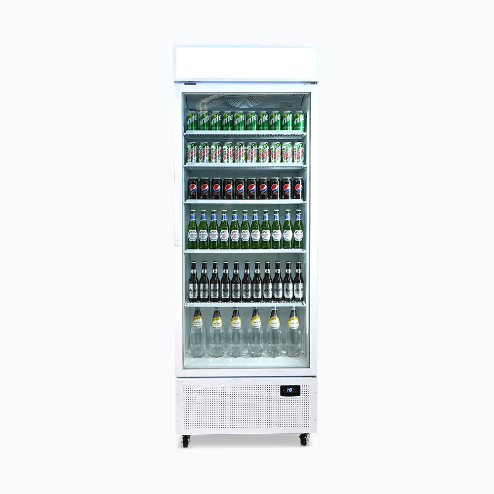 Bromic Upright Display Fridge - 659L - 1 Door - Flat Glass - Lighbox 3736219