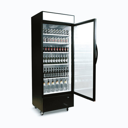 Bromic Upright Display Fridge - 659L - 1 Door - Flat Glass - Lightbox 3736222