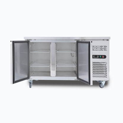 Bromic Under Bench Freezer - 282L - 2 Doors - Stainless Steel 3736230-NR