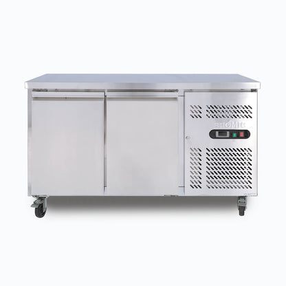 Bromic Under Bench Freezer - 282L - 2 Doors - Stainless Steel 3736230-NR