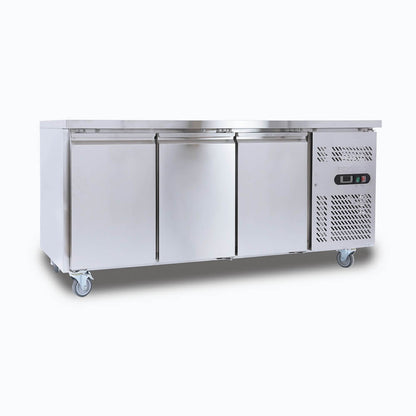 Bromic Under Bench Freezer - 417L - 3 Doors - Stainless Steel 3736231-NR