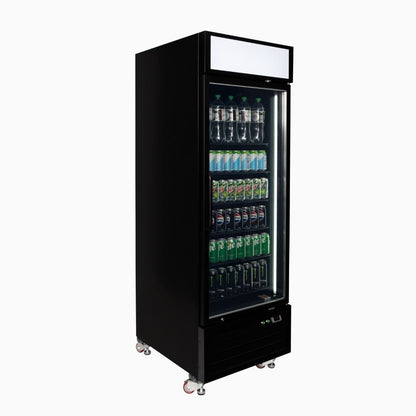 Bromic Upright Display Fridge 546L - 1 Door - Flat Glass - Lightbox 3736260-NR