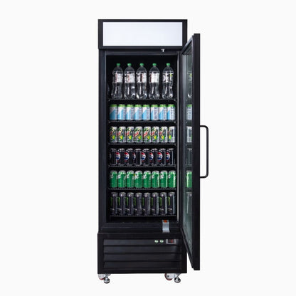 Bromic Upright Display Fridge 546L - 1 Door - Flat Glass - Lightbox 3736260-NR