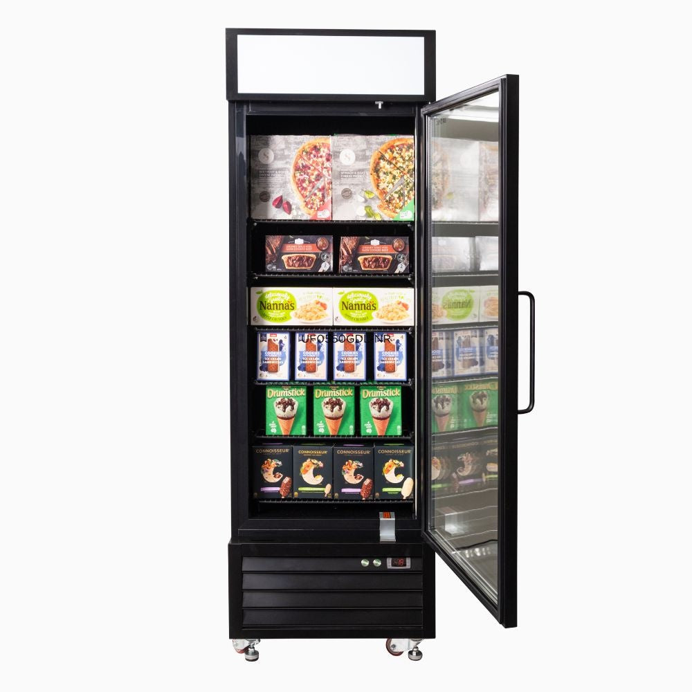 Bromic Upright Display Freezer 546L - 1 Door - Flat Glass - Lightbox 3736263-NR