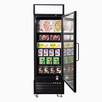 Bromic Upright Display Freezer 546L - 1 Door - Flat Glass - Lightbox 3736263-NR