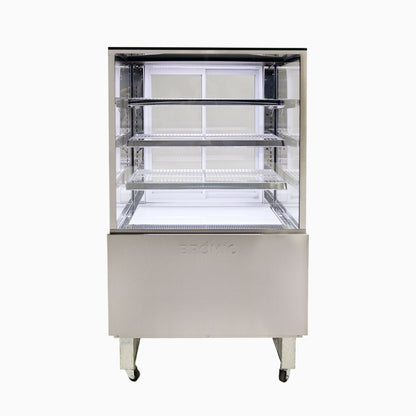 Bromic Chilled Food Display - 900mm - 4 Tier - Raised 3736308-SS-1
