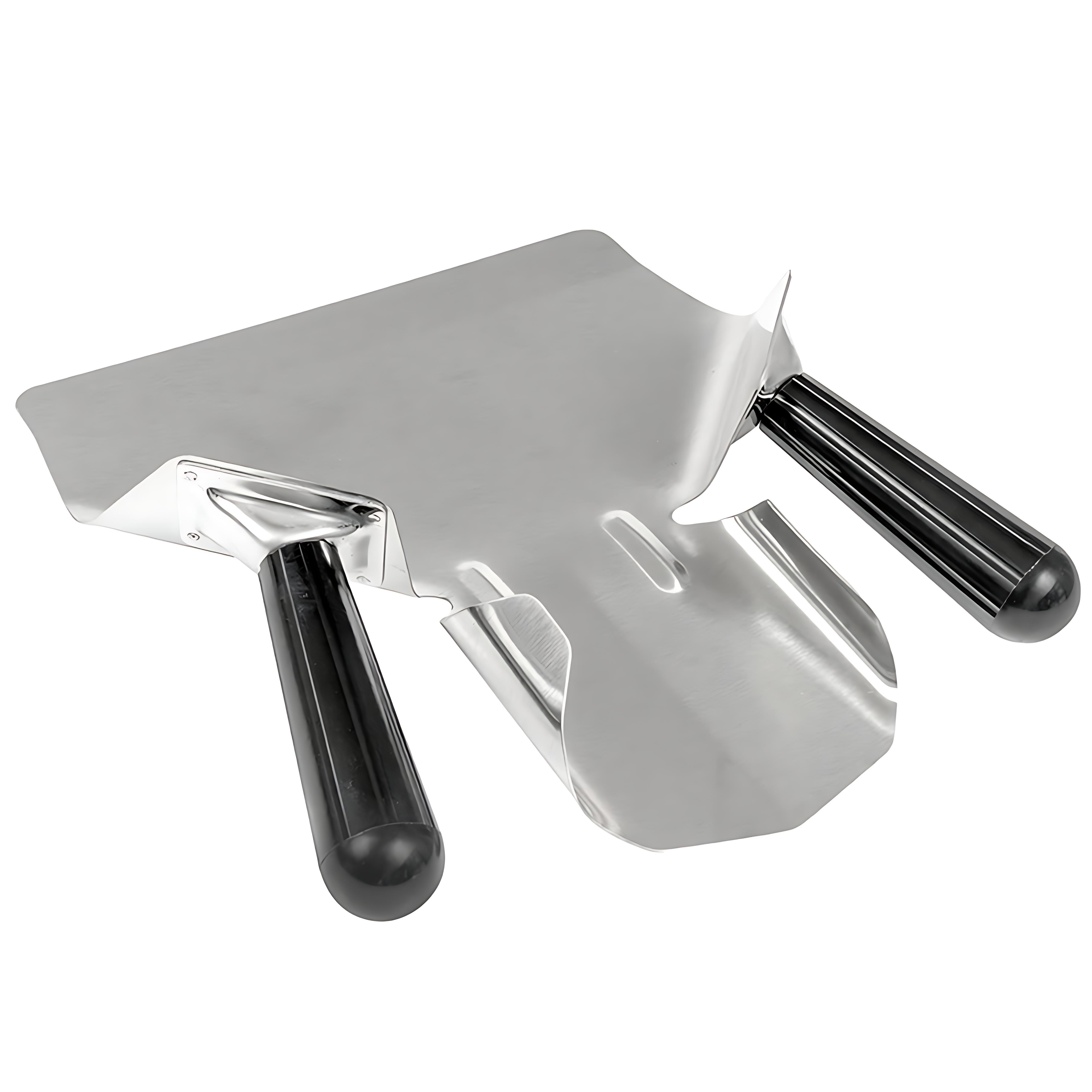 brand-kitchen-knock KitchenKnock 390094 stainless steel chip scoop with 2 handles 210*230mm Kitchen Knock
