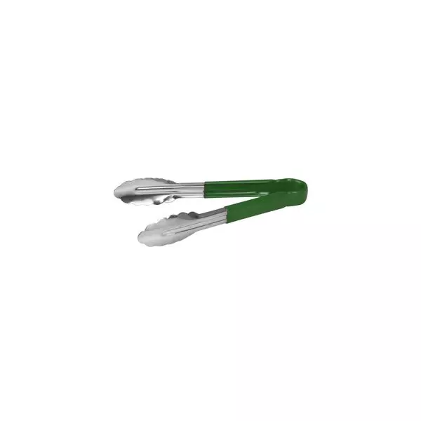 brand-trenton Trenton -48009-GN Colour Coded Tong PVC Coated Handle 230mm Green Stainless Steel, One Piece - 48009-GN Trenton