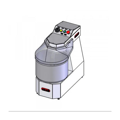 Zanolli Galassia 18VAR Fixed Head Spiral Dough Mixer |Variable Speed | 23 litre Capacity 4IM1512 Mattys