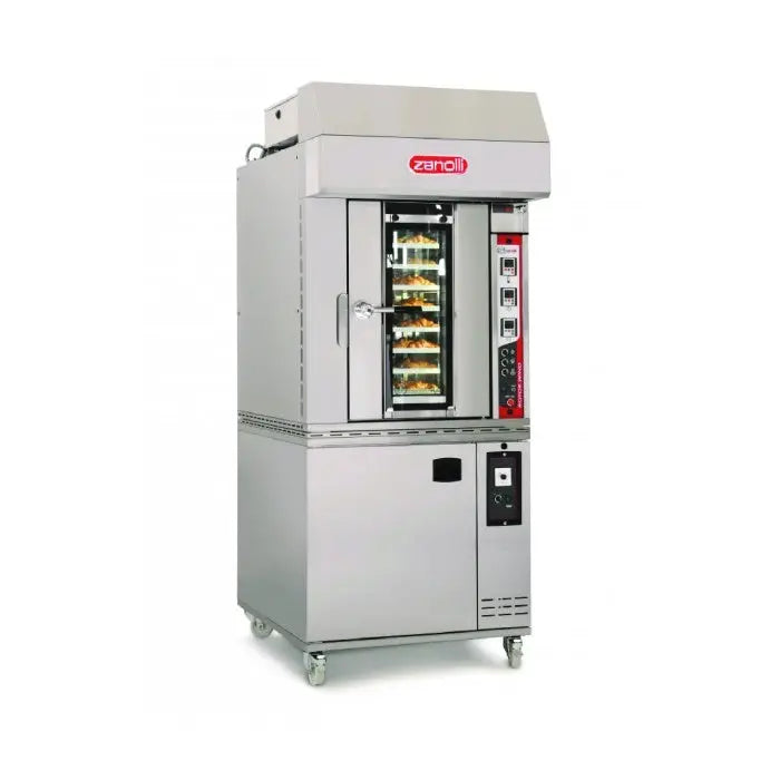 Zanolli Rotor Wind 1E Rotating Convection Oven with inbuilt Prover - 8 Trays (400 x 600) Capacity 5RW0100 Mattys