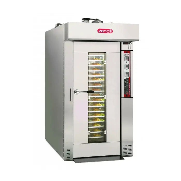 Zanolli Rotor Wind 5EL Double Rack Rotating Convection Oven - 36 Tray Roll-in Trolley (400 x 600) Capacity | Narrow Body 5RW0600 Mattys