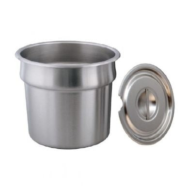 Hatco | 7QT-PAN&LID | 7 Quart (6.65L) Round Well and Notched Lid Mattys