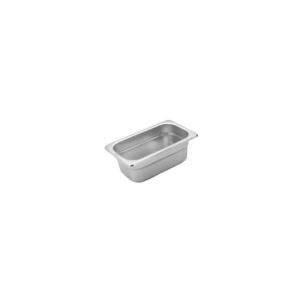 brand-trenton Trenton - 885904 Trenton Anti-Jam Gastronorm Steam Pans 1/9 Size 176x108x100mm / 1.40Lt Stainless Steel Trenton