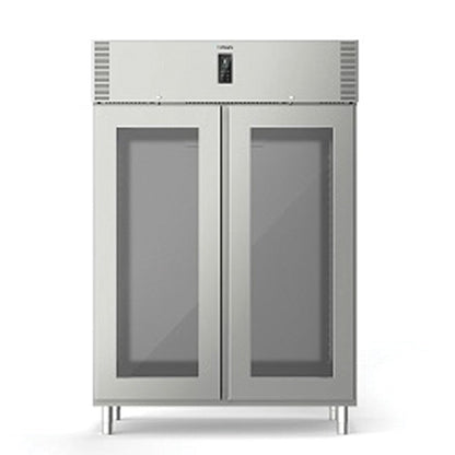 Polaris A140 BTV 1085L CAPACITY TWO GLASS DOOR REFRIGERATED CABINET - A140 BTV Mattys