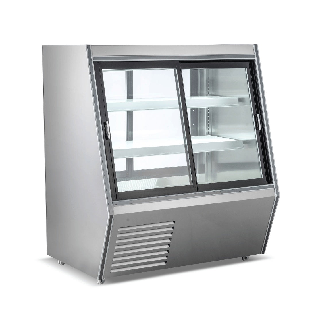 Bonvue Dual-Access Refrigerated Deli, Meat and Seafood Display Case - AMS-12DD Bonvue