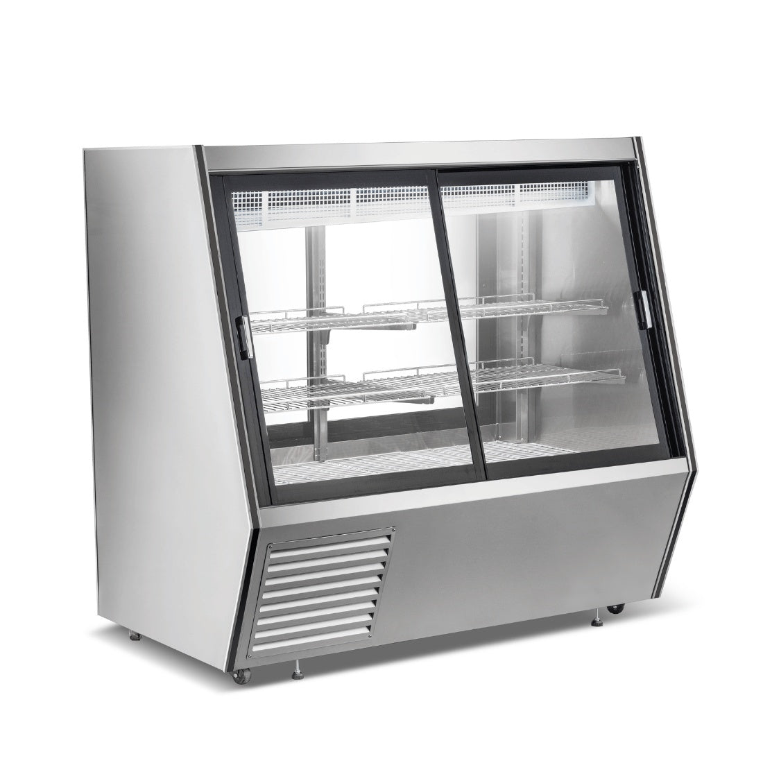 Bonvue Dual-Access Refrigerated Deli, Meat and Seafood Display Case - AMS-15DD Bonvue